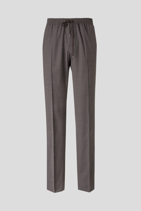 Drawstring wool trousers - Casual trousers | Pal Zileri shop online