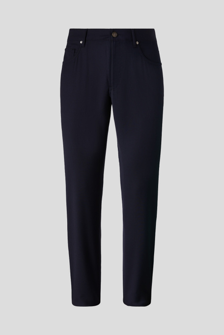5 pockets trousers in stretch wool - Five pockets/denim | Pal Zileri shop online