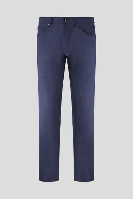 5 pockets trousers in stretch wool - Five pockets/denim | Pal Zileri shop online
