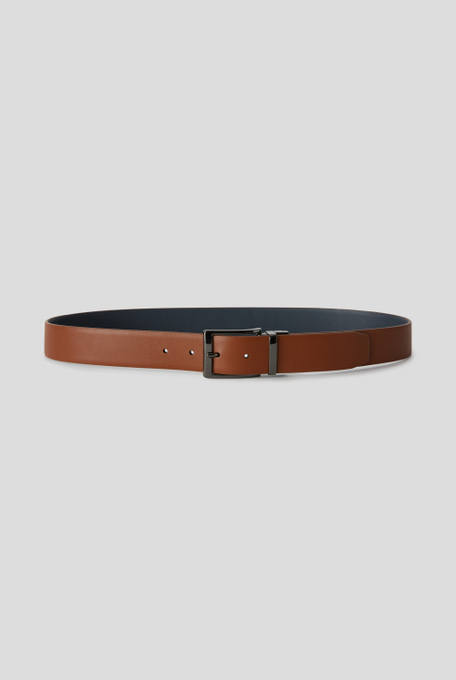 Double-face leather belt - belts | Pal Zileri shop online