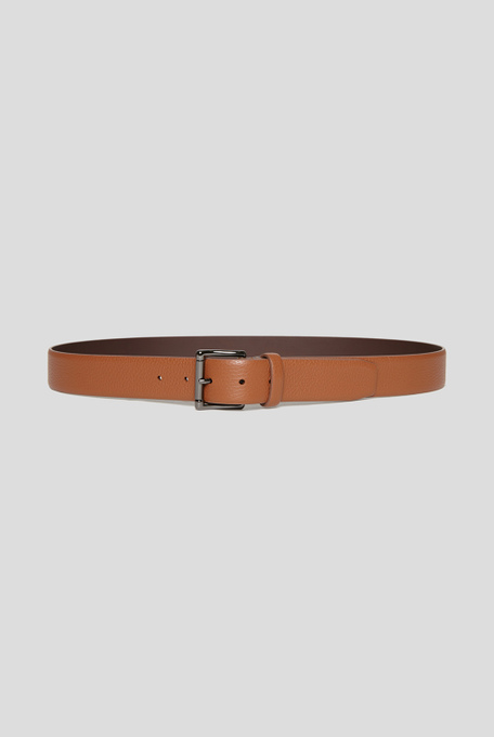 Texture leather belt - belts | Pal Zileri shop online