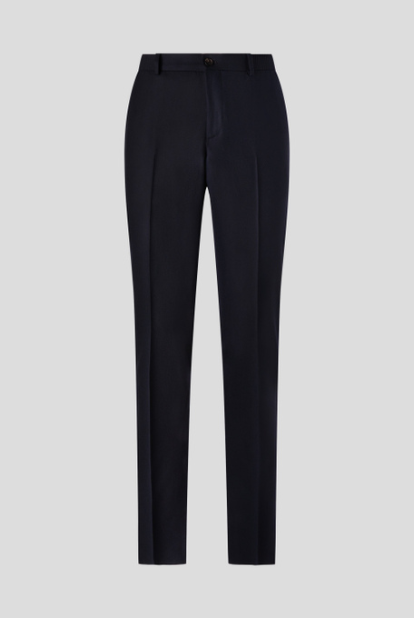 Classic trousers in stretch wool - Trousers | Pal Zileri shop online