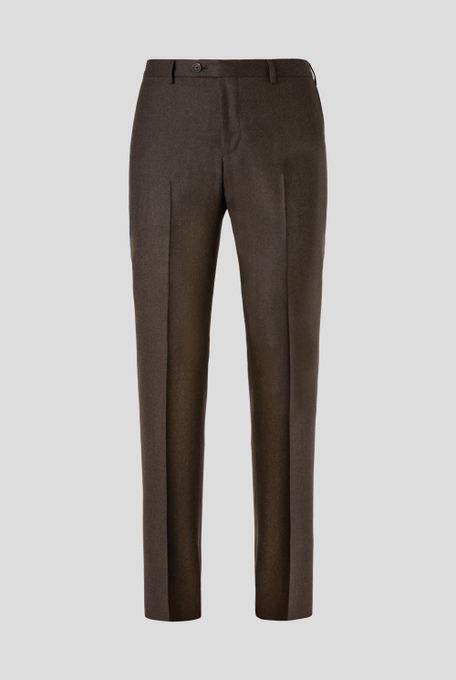 Classic trousers in flannel wool - Formal trousers | Pal Zileri shop online