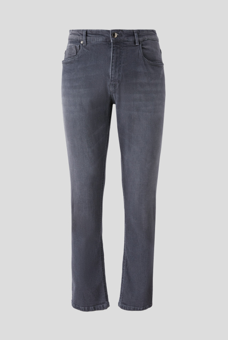 5-pocket delavè denim slim fit - Trousers | Pal Zileri shop online