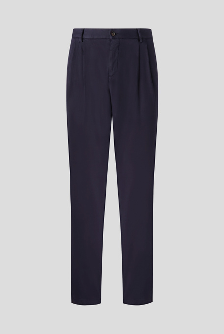 Pantaloni chino con doppia pince slim fit - Pantaloni casual | Pal Zileri shop online