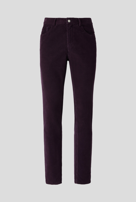 Pantaloni 5 tasche slim fit in corduroy - Pantaloni | Pal Zileri shop online