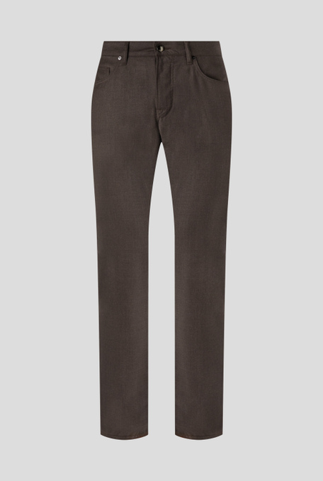 Pantaloni 5 tasche in pura lana - Cinque tasche/denim | Pal Zileri shop online
