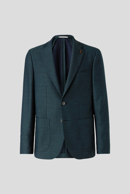 Brera blazer in stretch wool with herringbone motif - Blazers and Waistcoats | Pal Zileri shop online