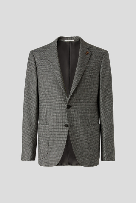 Vicenza blazer in wool, cashmere and elastane with Pied de Poule motif - Blazers | Pal Zileri shop online