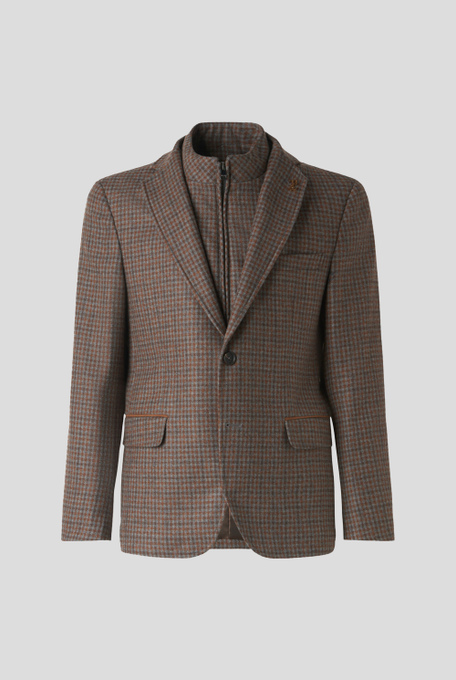 Scooter blazer in wool with Pied de Poule motif - Blazers and Waistcoats | Pal Zileri shop online