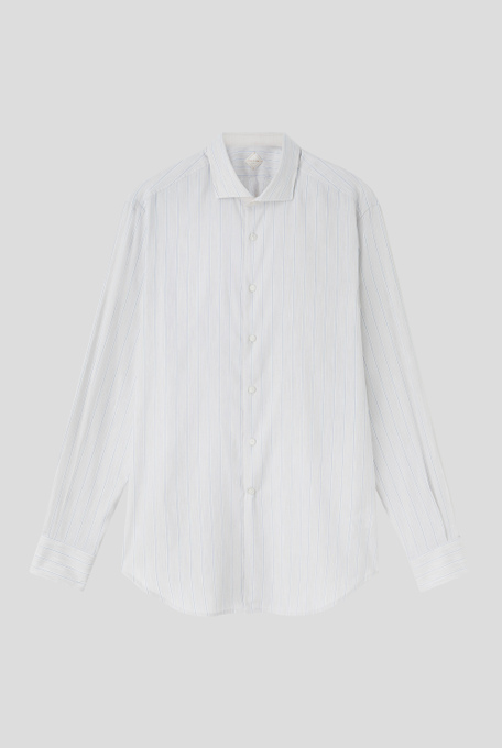 Shirt in cotton, viscose and silk - Shirts | Pal Zileri shop online