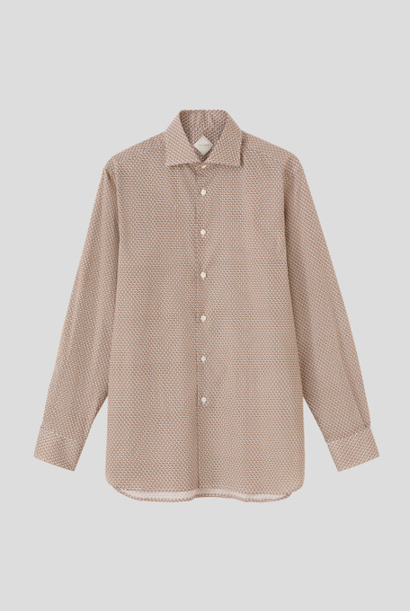 Printed shirt in stretch cotton - SALE - Clothing | Pal Zileri shop online