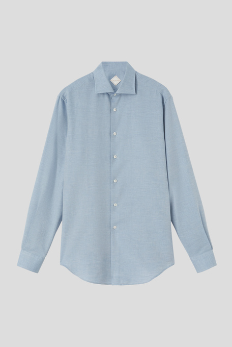 Shirt in cotton and cashmere - Shirts | Pal Zileri shop online