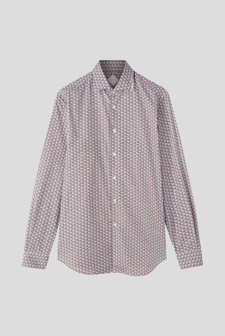 Camicia stampata in cotone stretch - Camicie | Pal Zileri shop online