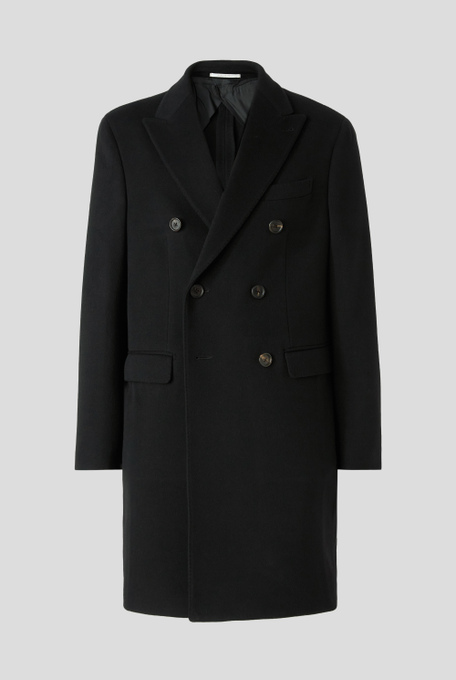 Double breasted coat in wool and cashmere - essentials | Pal Zileri shop online