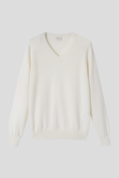 Maglia scollo a V in cashmere - Pullover | Pal Zileri shop online