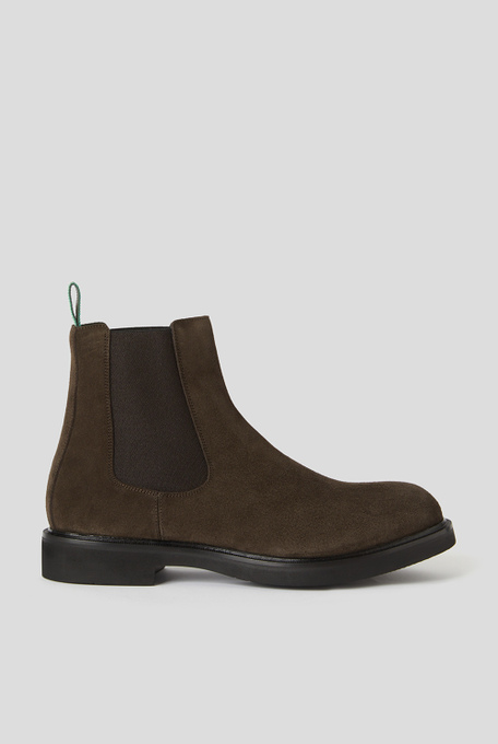Ankle boots in suede with rubber sole - Footwear | Pal Zileri shop online