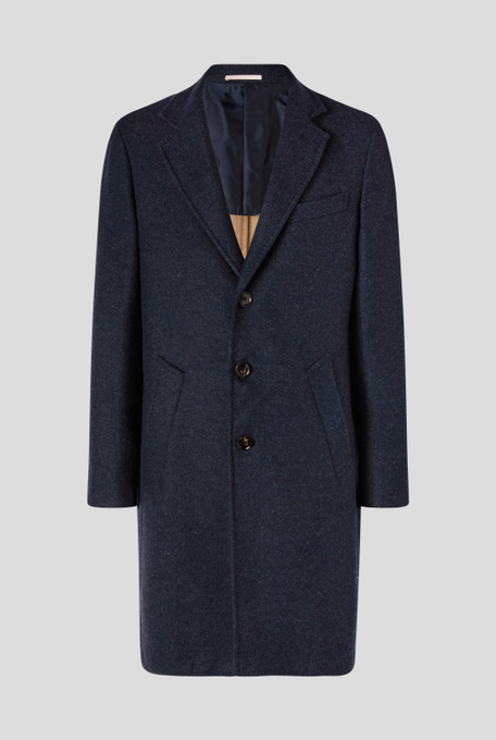 Coat in technical wool with buttons - Outerwear | Pal Zileri shop online