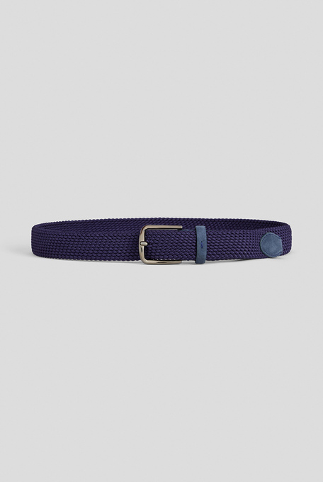 Cintura elastica intrecciata in cotone e viscosa - cinture | Pal Zileri shop online