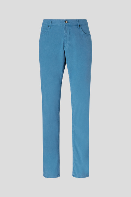 5-pocket trousers in a soft garment-dyed lyocell and cotton - New arrivals | Pal Zileri shop online