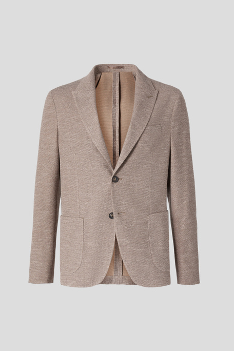Knit jacket from the Effortless line crafted from soft garment-dyed tencel - Suits and blazers | Pal Zileri shop online