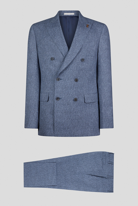 Two-piece suit from the Vicenza line crafted from printed pure wool - The Contemporary Tailoring | Pal Zileri shop online