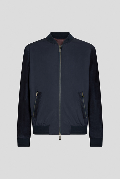 Vasity jacket  in nylon con maniche  in suede | Pal Zileri shop online
