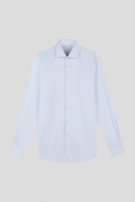 Pure cotton shirt with standard cuffs and spread collar - Top | Pal Zileri shop online
