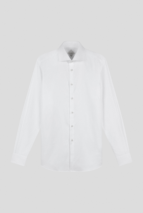 Pure cotton shirt with standard cuffs and spread collar - PRIVATE SALE | Pal Zileri shop online