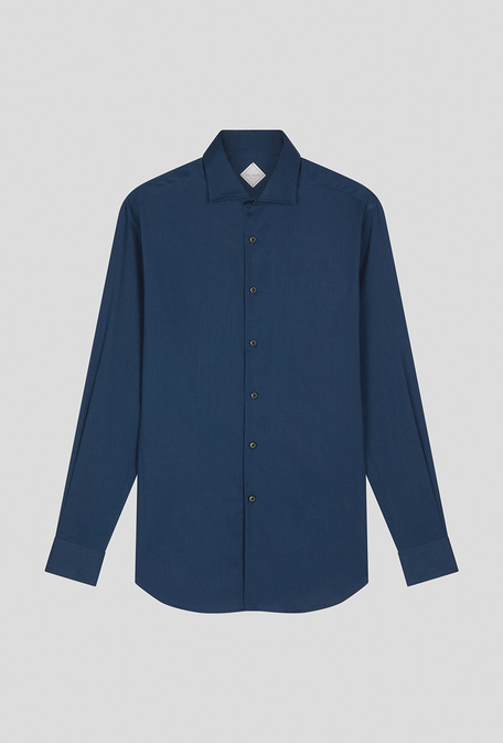 Lyocell and cotton shirt with spread collar and standard cuffs - Shirts | Pal Zileri shop online