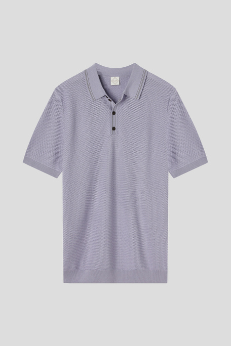Short-sleeved polo shirt in silk and cotton - Polo | Pal Zileri shop online