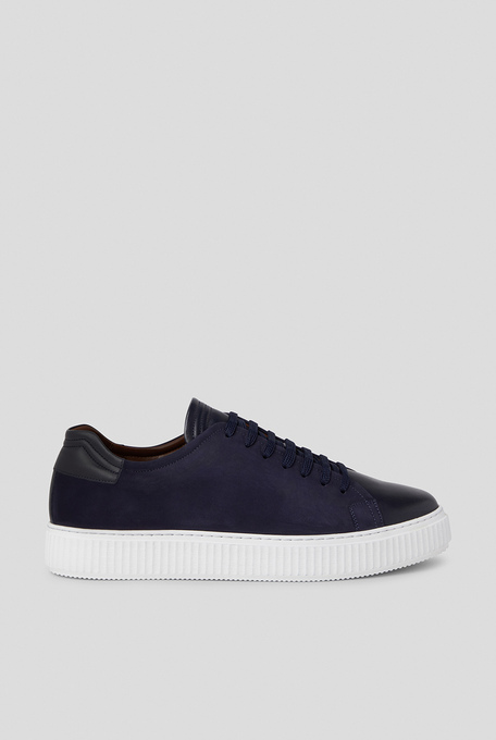 Leather and nubuck sneakers with rubber sole - The Casual Shoes | Pal Zileri shop online