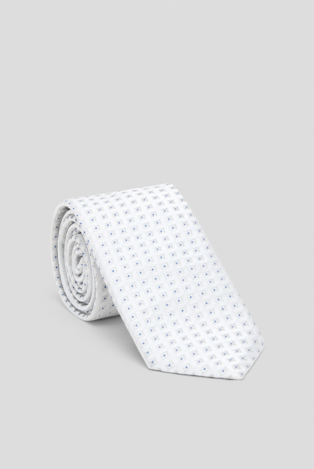 Tie in satin with micro pattern - Ties | Pal Zileri shop online