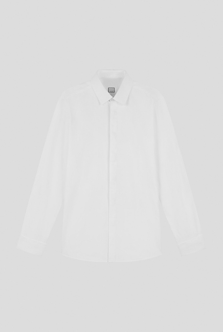 Shirt in pure cotton with micro pattern from the line Cerimonia - Shirts | Pal Zileri shop online