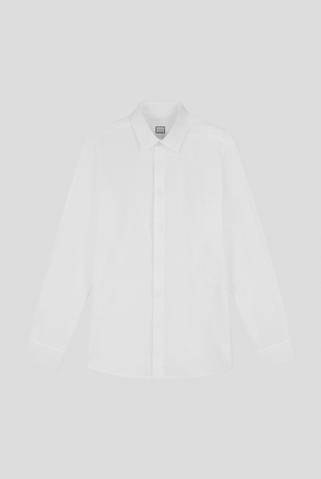 Shirt in pure cotton with micro pattern from the line Cerimonia - Shirts | Pal Zileri shop online