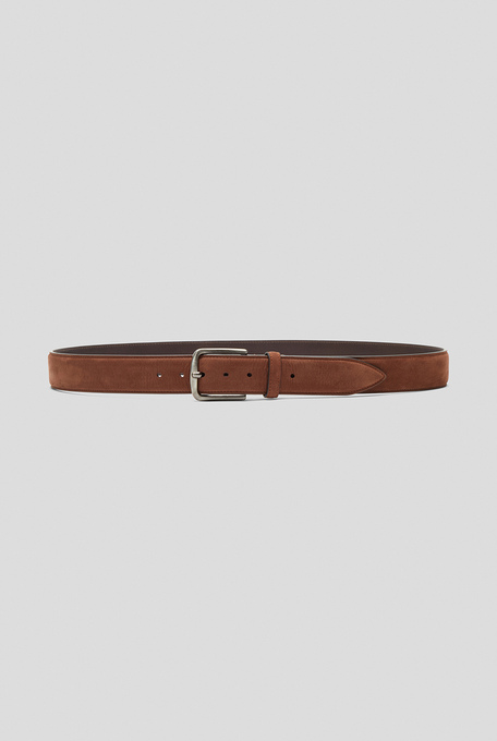 Brown soft leather belt - belts | Pal Zileri shop online