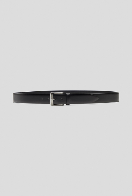 Elegent blue navy leather belt - belts | Pal Zileri shop online