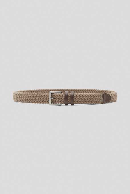 Elasticated braided belt - belts | Pal Zileri shop online