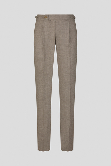 Classic trousers in stretch wool - Formal trousers | Pal Zileri shop online