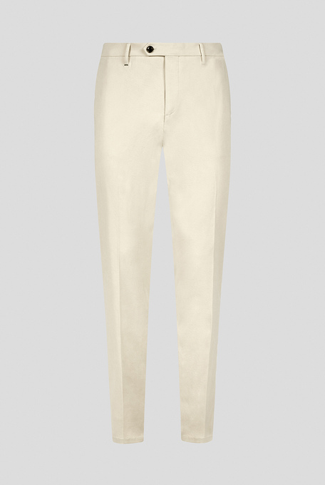 Chino trousers in cotton and lyocell - Trousers | Pal Zileri shop online