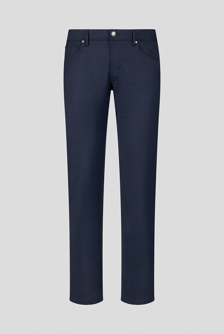 5-pocket trousers in stretch wool - Five pockets/denim | Pal Zileri shop online