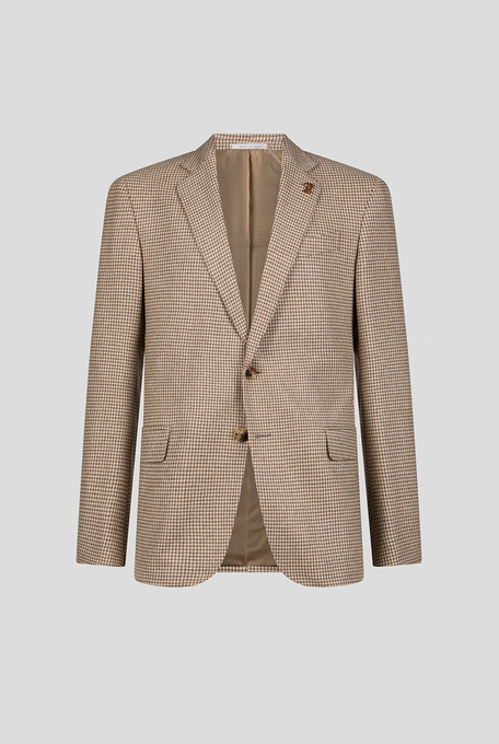 Tailored blazer in cashmere with Prince of Wales motif - Clothing | Pal Zileri shop online