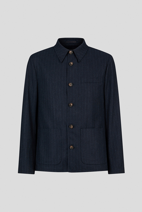 Overshirt Effortless gessata - Suits and blazers | Pal Zileri shop online