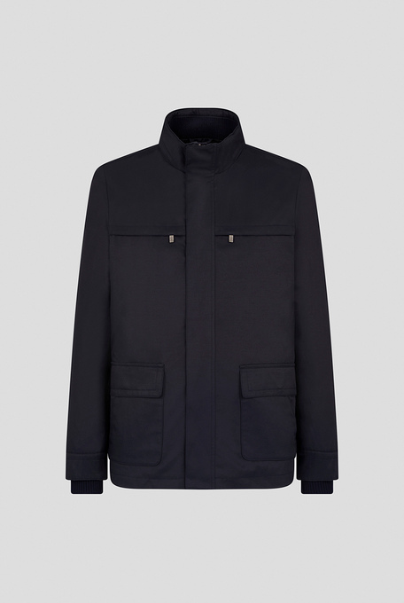 Oyster field Jacket with detachable lining in navy blue - Outerwear | Pal Zileri shop online