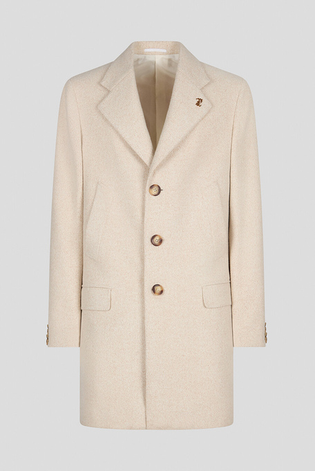 3 button coat in wool and silk - Outerwear | Pal Zileri shop online