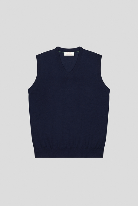 V-vest in light wool | Pal Zileri shop online