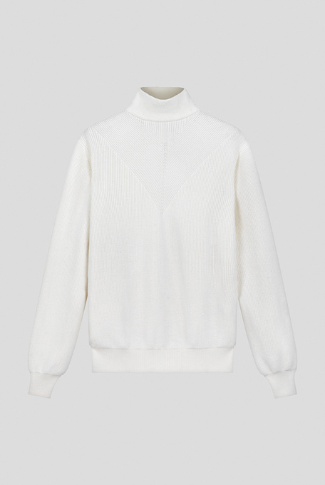 Maglione in lana a costa inglese - Sweaters | Pal Zileri shop online