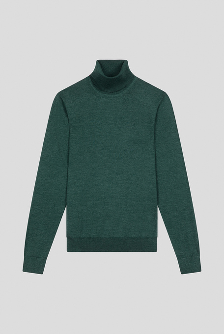 Maglia a collo alto in lana e seta - Sweaters | Pal Zileri shop online