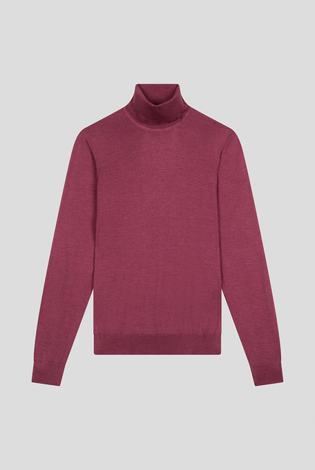Maglia a collo alto in lana e seta - Knitwear | Pal Zileri shop online