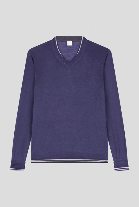 V-neck in wool - Knitwear | Pal Zileri shop online